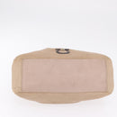 Salvatore Ferragamo Gancini Shoulder Bag Leather Beige Auth 209985-11