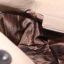 Salvatore Ferragamo Gancini Shoulder Bag Leather Beige Auth 209985-22
