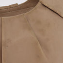 Salvatore Ferragamo Gancini Shoulder Bag Leather Beige Auth 209985-3