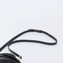 Salvatore Ferragamo Gancini Hand Bag Leather 2way Black Gold Auth 209987A-10