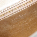 Salvatore Ferragamo Gancini Hand Bag Leather 2way Black Gold Auth 209987A-19