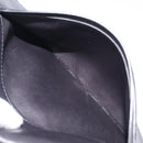 Salvatore Ferragamo Gancini Hand Bag Leather 2way Black Gold Auth 209987A-29