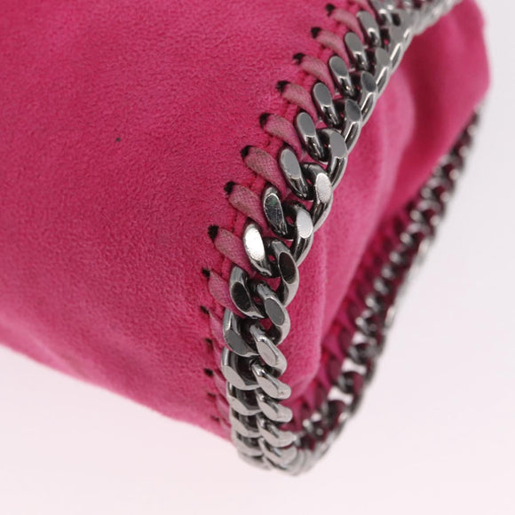 Stella McCartney Chain Falabella Bag Polyester 2way Pink 371223 Auth 209988