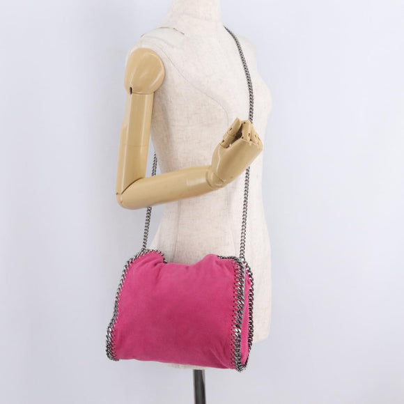 Stella McCartney Chain Falabella Bag Polyester 2way Pink 371223 Auth 209988