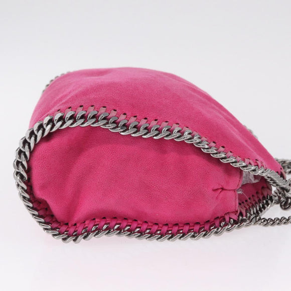 Stella McCartney Chain Falabella Bag Polyester 2way Pink 371223 Auth 209988