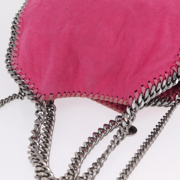 Stella McCartney Chain Falabella Bag Polyester 2way Pink 371223 Auth 209988