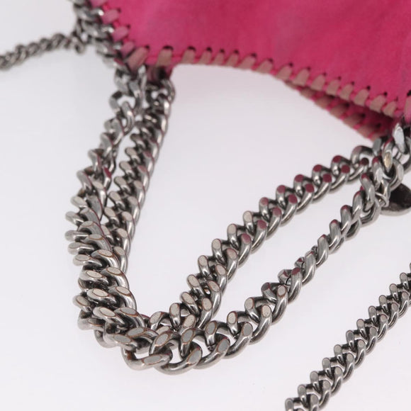 Stella McCartney Chain Falabella Bag Polyester 2way Pink 371223 Auth 209988
