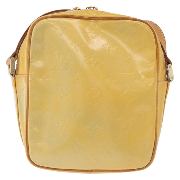 LOUIS VUITTON Monogram Vernis Wooster Shoulder Bag Gris M91036 LV Auth 209989