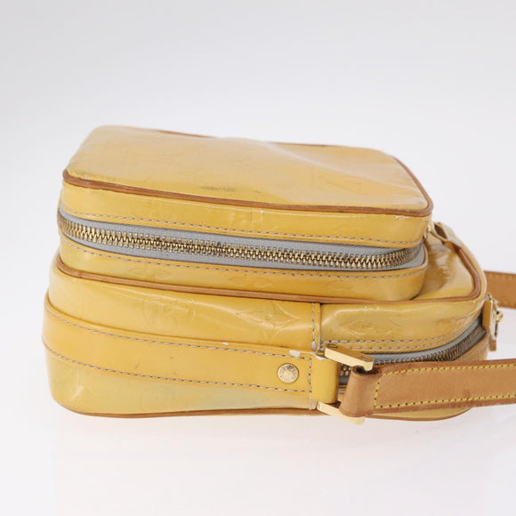 LOUIS VUITTON Monogram Vernis Wooster Shoulder Bag Gris M91036 LV Auth 209989