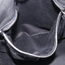 Miu Miu Tote Bag Leather Black Silver Auth 209991V-21
