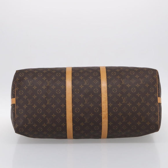 LOUIS VUITTON Monogram Keepall Bandouliere 60 Boston Bag M41412 LV Auth 209992V