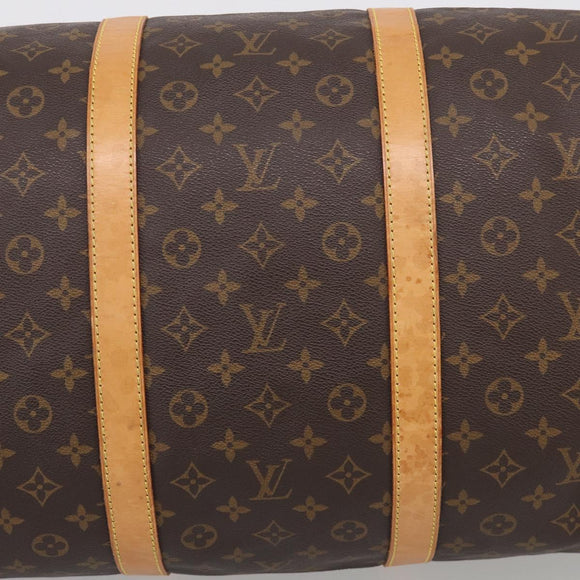LOUIS VUITTON Monogram Keepall Bandouliere 60 Boston Bag M41412 LV Auth 209992V