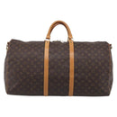 LOUIS VUITTON Monogram Keepall Bandouliere 60 Boston Bag M41412 LV Auth 209992V-3