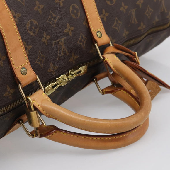 LOUIS VUITTON Monogram Keepall Bandouliere 60 Boston Bag M41412 LV Auth 209992V