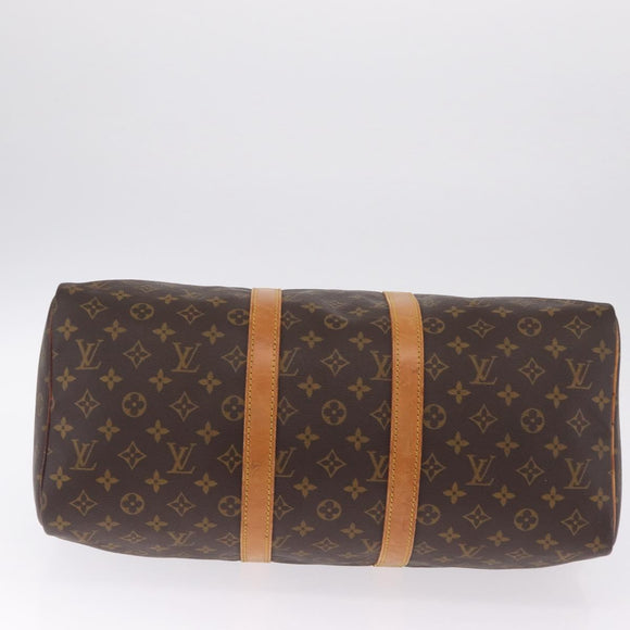 LOUIS VUITTON Monogram Keepall 45 Boston Bag M41428 LV Auth 209993