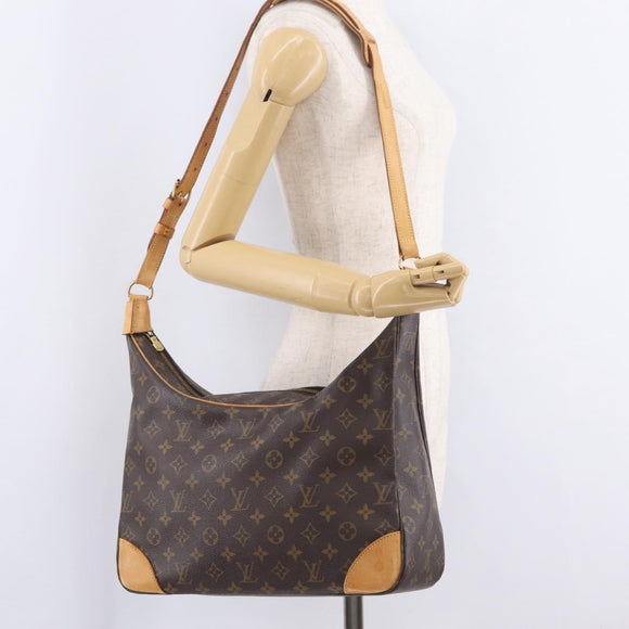 LOUIS VUITTON Monogram Boulogne 35 Shoulder Bag M51260 LV Auth 209995