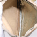 LOEWE Hand Bag PVC Canvas Gray Gold Auth 209998-16