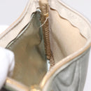 LOEWE Hand Bag PVC Canvas Gray Gold Auth 209998-18