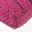 Bottega Veneta INTRECCIATO Hand Bag Leather 2way Pink Auth 210001A-14