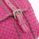 Bottega Veneta INTRECCIATO Hand Bag Leather 2way Pink Auth 210001A-17