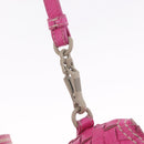 Bottega Veneta INTRECCIATO Hand Bag Leather 2way Pink Auth 210001A-18