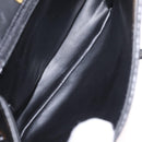 Bally Hand Bag Leather 2way Black Gold Auth 210002-22