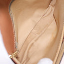 CELINE Macadam Canvas Shoulder Bag PVC Leather Brown Gold Auth 210003-19