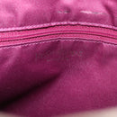 Saint Laurent Kahala Tote Bag Canvas Beige Silver Auth 210004A-19