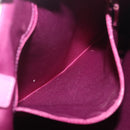 Saint Laurent Kahala Tote Bag Canvas Beige Silver Auth 210004A-25