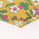 GUCCI Children's Body Bag PVC Yellow Silver 502095 Auth 210005M-15