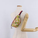 GUCCI Children's Body Bag PVC Yellow Silver 502095 Auth 210005M-22