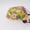 GUCCI Children's Body Bag PVC Yellow Silver 502095 Auth 210005M-4