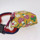 GUCCI Children's Body Bag PVC Yellow Silver 502095 Auth 210005M-5