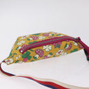 GUCCI Children's Body Bag PVC Yellow Silver 502095 Auth 210005M-6