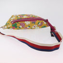 GUCCI Children's Body Bag PVC Yellow Silver 502095 Auth 210005M-7