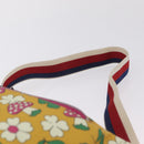GUCCI Children's Body Bag PVC Yellow Silver 502095 Auth 210005M-8