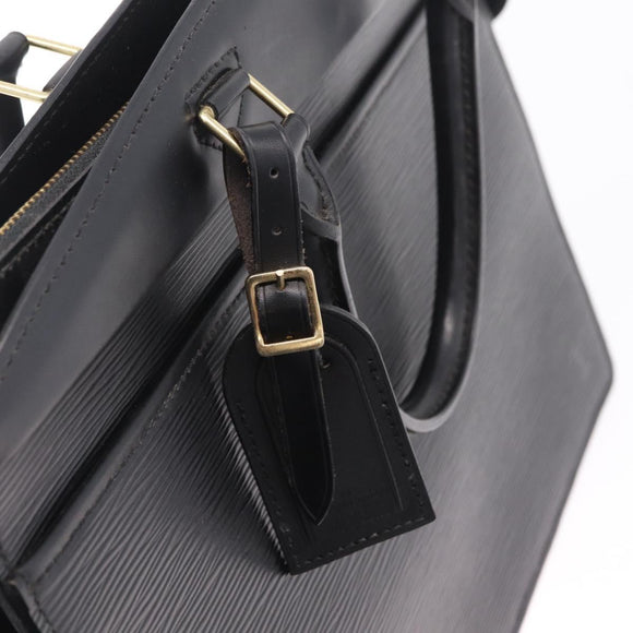 LOUIS VUITTON Epi Riviera Hand Bag Black M48182 LV Auth 210008