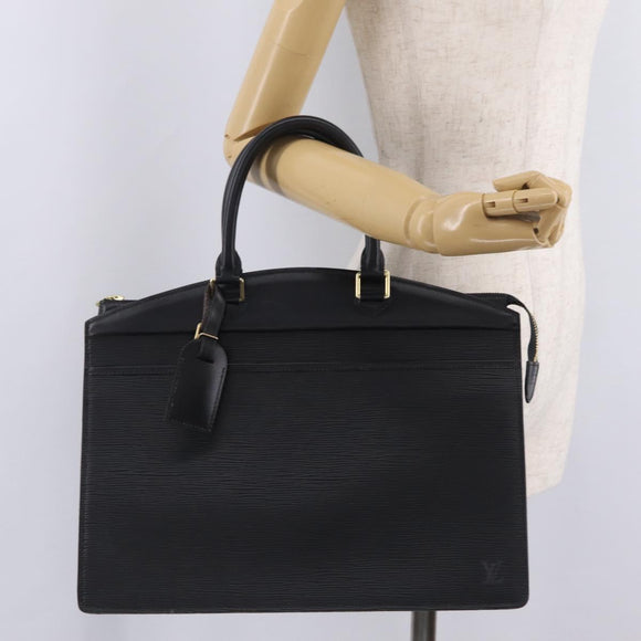 LOUIS VUITTON Epi Riviera Hand Bag Black M48182 LV Auth 210008