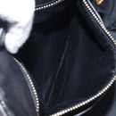 Miu Miu Matelasse Hand Bag Leather 2way Black Gold Auth 210009-24