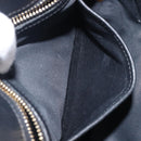 Miu Miu Matelasse Hand Bag Leather 2way Black Gold Auth 210009-28