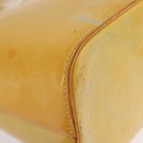LOUIS VUITTON Monogram Vernis Houston Hand Bag Gris M91053 LV Auth 210014-12