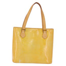 LOUIS VUITTON Monogram Vernis Houston Hand Bag Gris M91053 LV Auth 210014-2