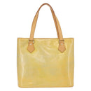LOUIS VUITTON Monogram Vernis Houston Hand Bag Gris M91053 LV Auth 210014-3