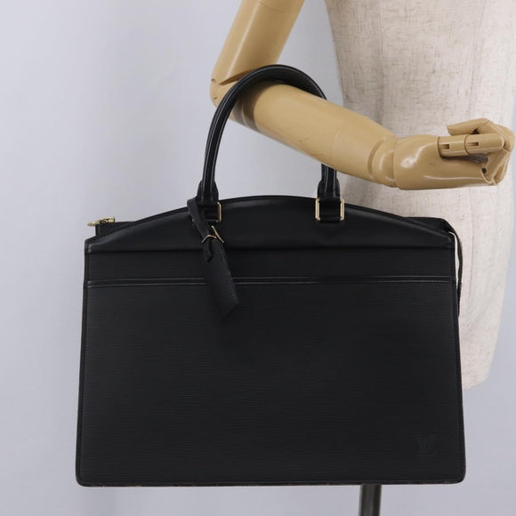 LOUIS VUITTON Epi Riviera Hand Bag Black M48182 LV Auth 210016