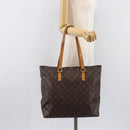 LOUIS VUITTON Monogram Cabas Mezzo Tote Bag M51151 LV Auth 210017-23