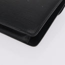 LOUIS VUITTON Epi Montaigne 27 Clutch Bag Black M52652 LV Auth 210021-12
