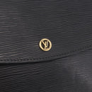 LOUIS VUITTON Epi Montaigne 27 Clutch Bag Black M52652 LV Auth 210021-13
