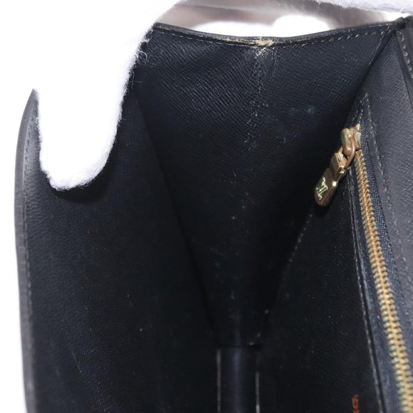 LOUIS VUITTON Epi Montaigne 27 Clutch Bag Black M52652 LV Auth 210021
