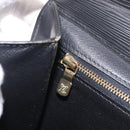 LOUIS VUITTON Epi Montaigne 27 Clutch Bag Black M52652 LV Auth 210021-21