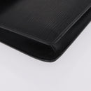 LOUIS VUITTON Epi Montaigne 27 Clutch Bag Black M52652 LV Auth 210021-9